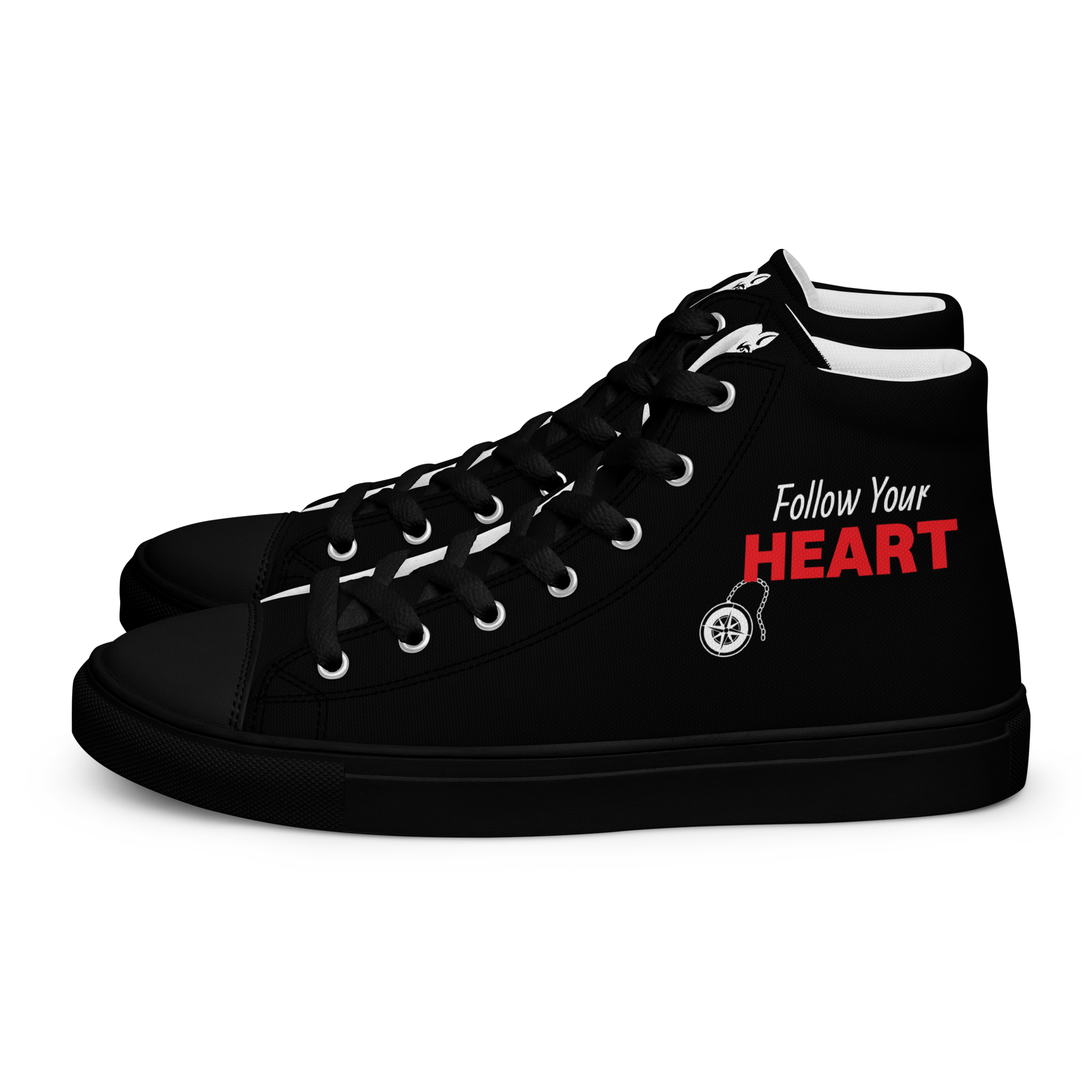 Follow Your Heart: Men’s High Top Shoes
