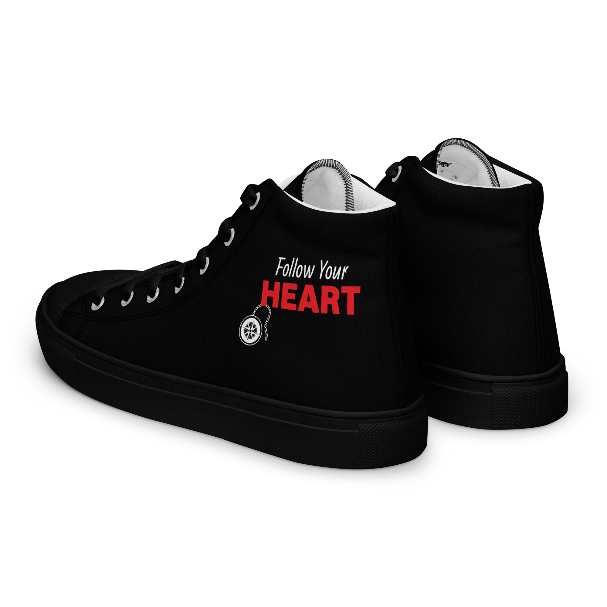 Follow Your Heart: Men’s High Top Shoes