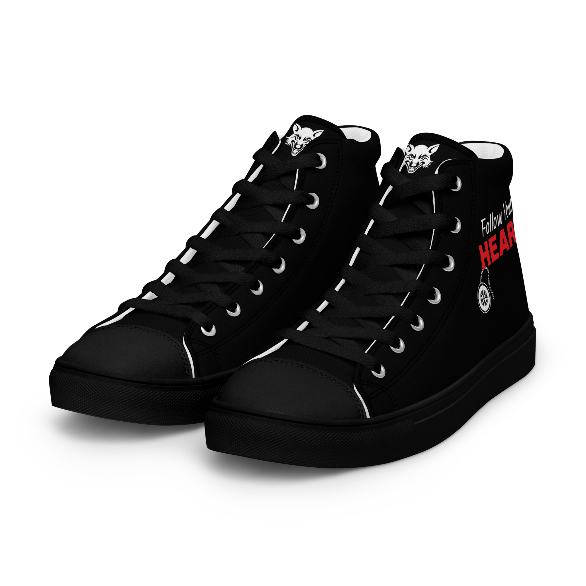 Follow Your Heart: Men’s High Top Shoes