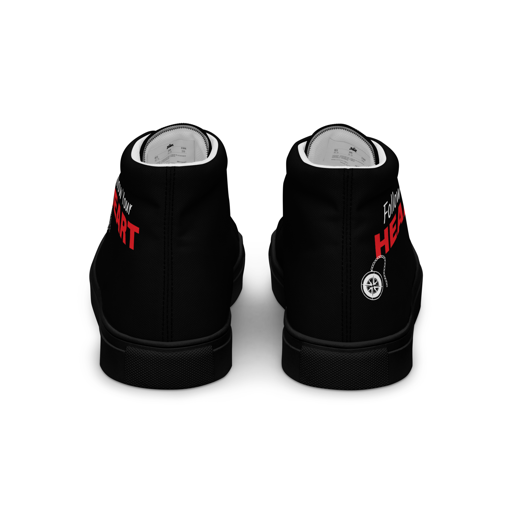 Follow Your Heart: Men’s High Top Shoes